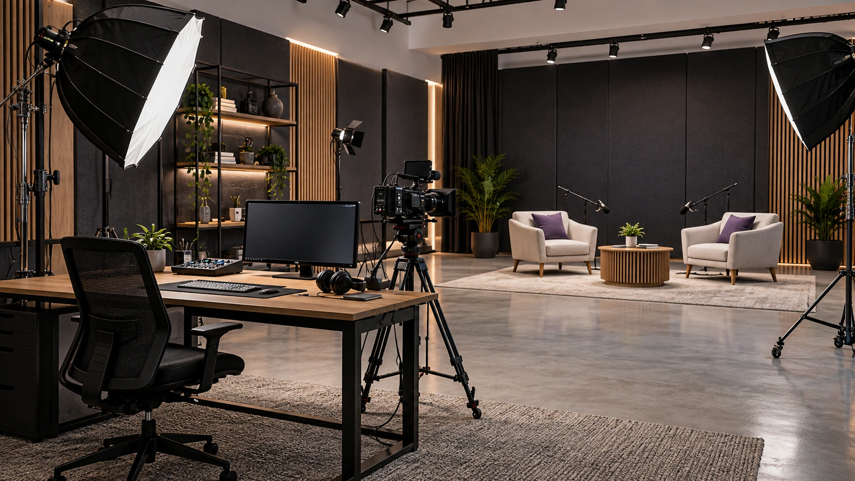 Corporate content-production studio